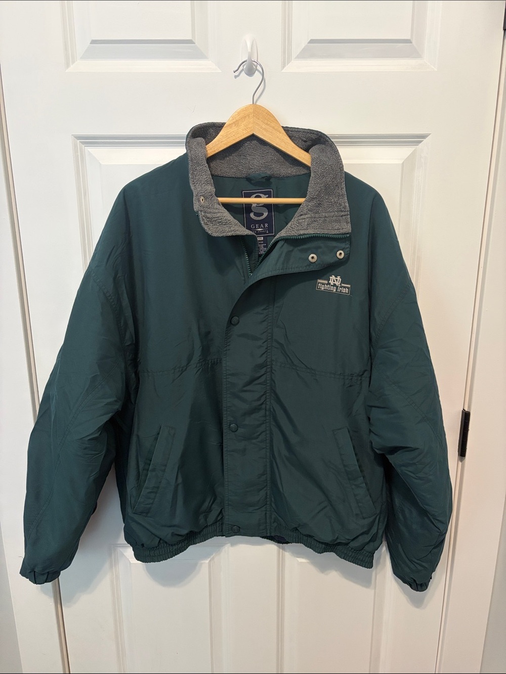 Gear For Sports Notre Dame Vintage Jacket Men's Green XXL
